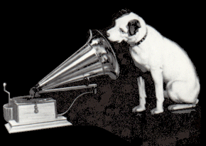 dog gramophone